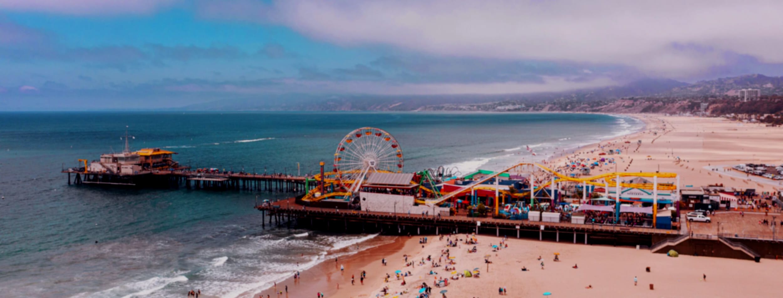 Santa Monica Pier Silhouette